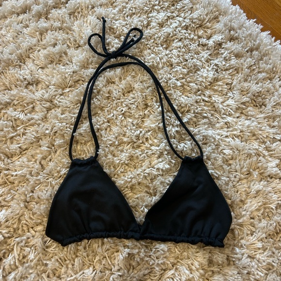 San Lorenzo Black Triangle Bikini Top - Picture 1 of 3